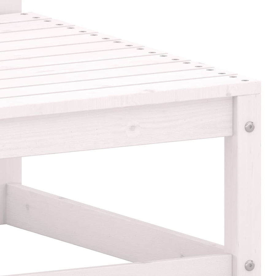 Tuin Met Antracietkleurige Kussens Grenenhout Wit Middenbank