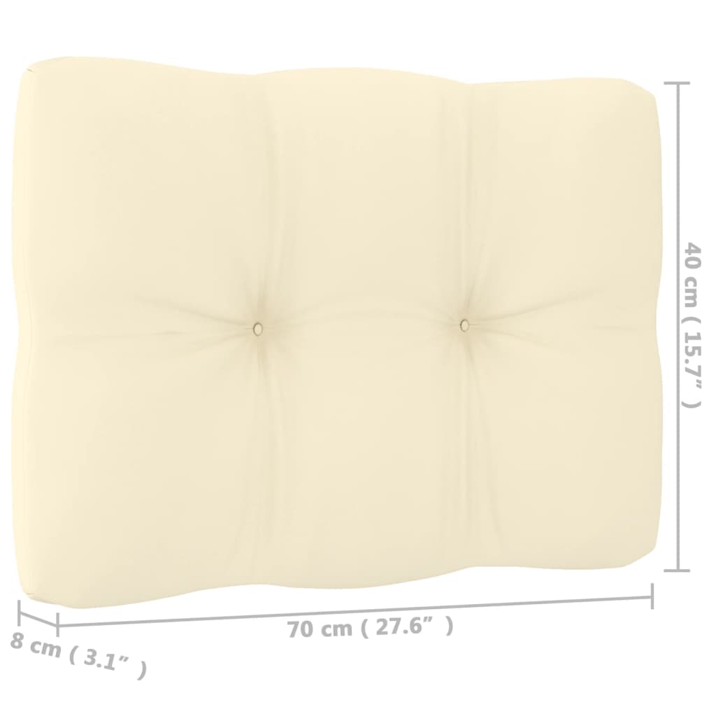 2-Delige Loungeset Met Kussens Grenenhout Honingbruin Hoek + voetenbank