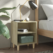 Nachtkastjes 2 st 40x30x50 cm sonoma eiken