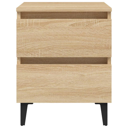 Nachtkastjes 40X35X50 Cm Spaanplaat Kleurig 2 Sonoma eiken