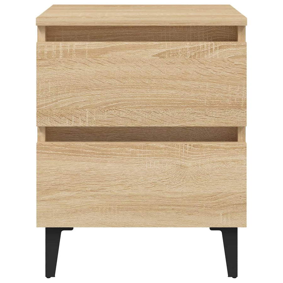 Nachtkastjes 40X35X50 Cm Spaanplaat Kleurig 2 Sonoma eiken