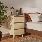 Nachtkastje 40x35x69 cm sonoma eiken