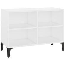 Tv-Meubel Met Metalen Poten 69,5X30X50 Cm 69.5 x 30 x 50 cm Wit