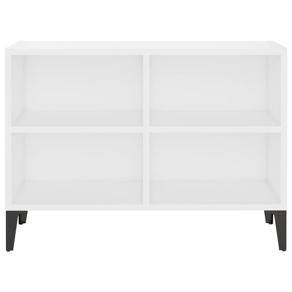 Tv-Meubel Met Metalen Poten 69,5X30X50 Cm 69.5 x 30 x 50 cm Wit
