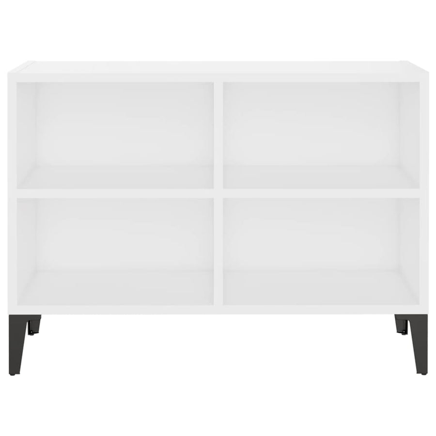 Tv-Meubel Met Metalen Poten 69,5X30X50 Cm 69.5 x 30 x 50 cm Wit