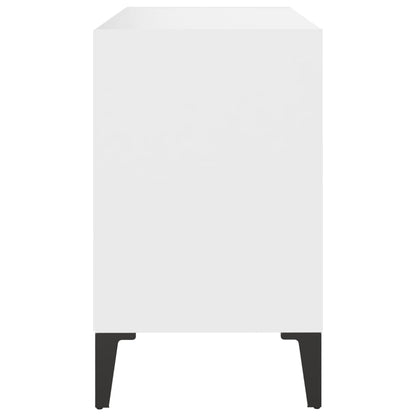 Tv-Meubel Met Metalen Poten 69,5X30X50 Cm 69.5 x 30 x 50 cm Wit