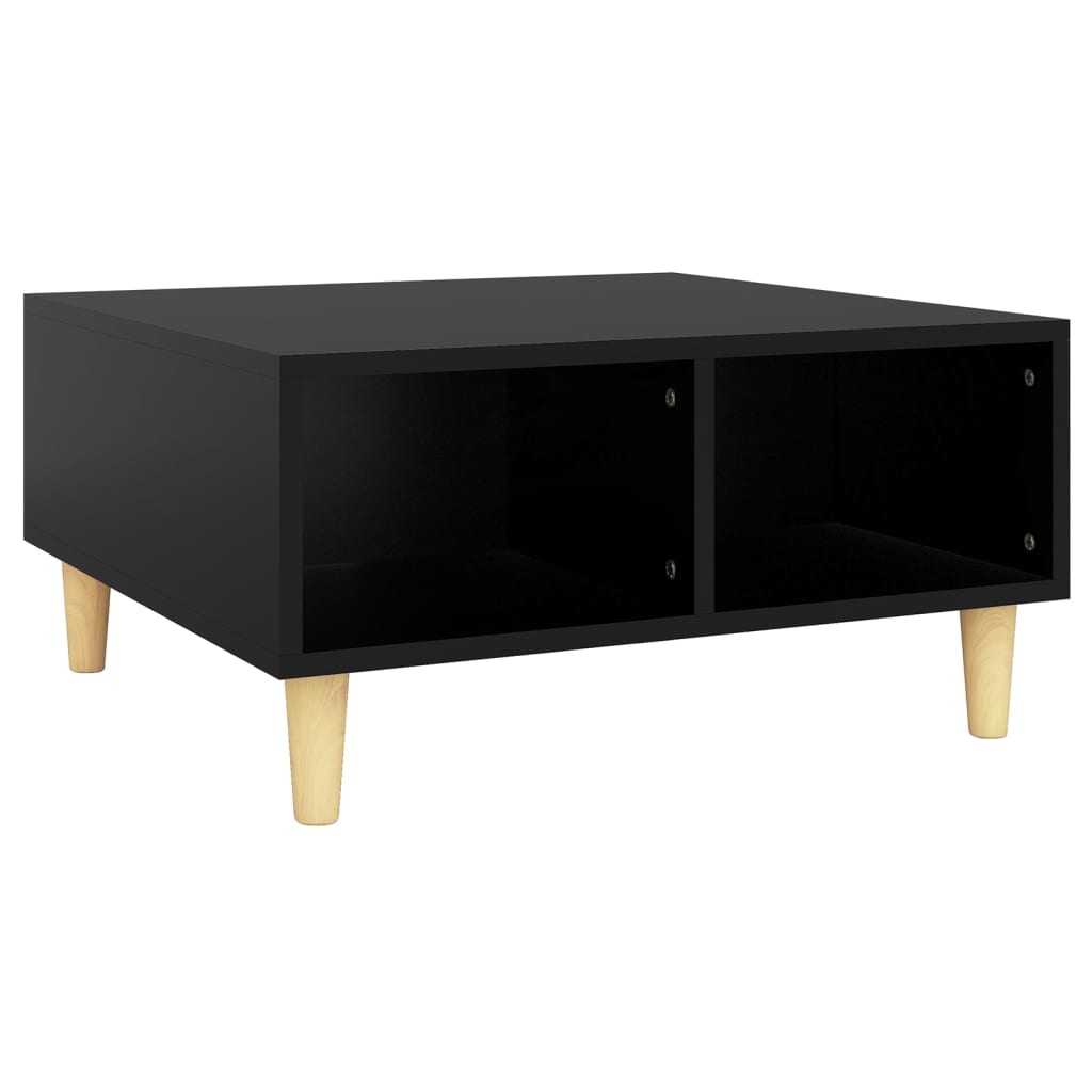 Salontafel 60X60X30 Cm Spaanplaat Zwart