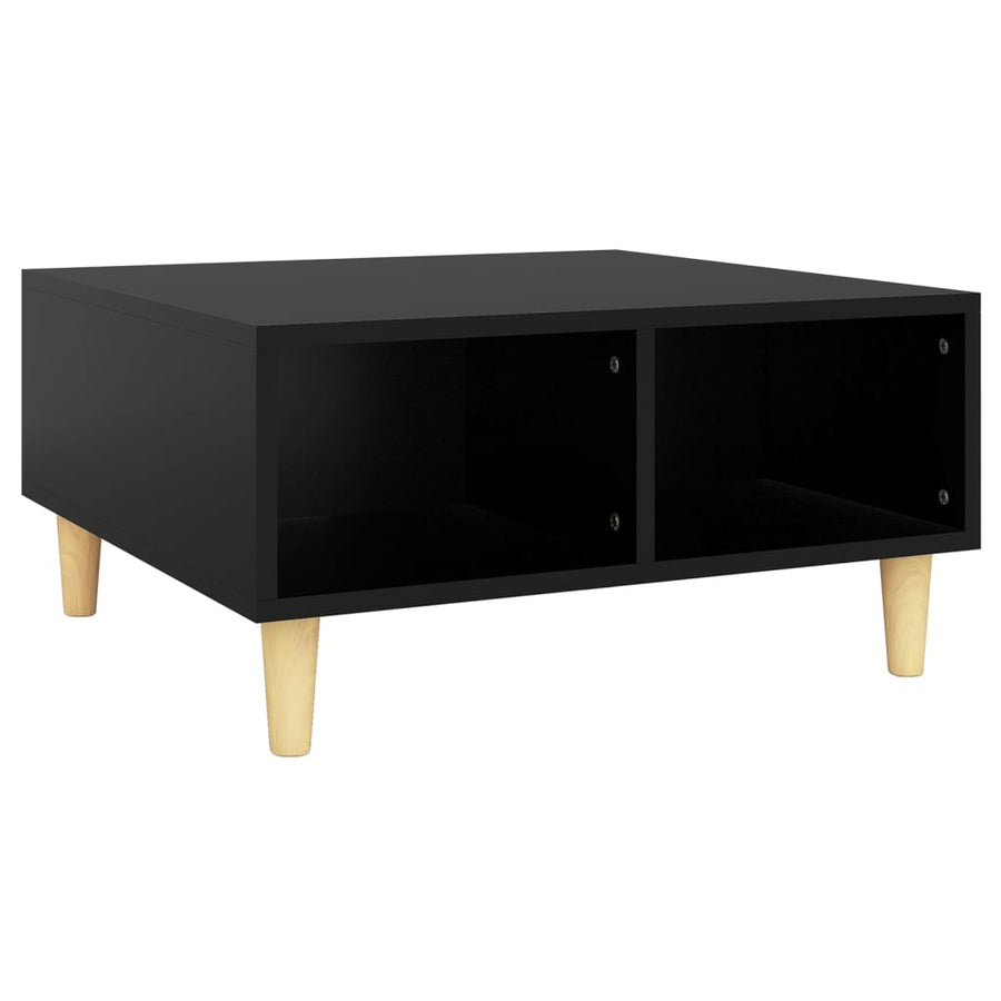 Salontafel 60X60X30 Cm Spaanplaat Zwart