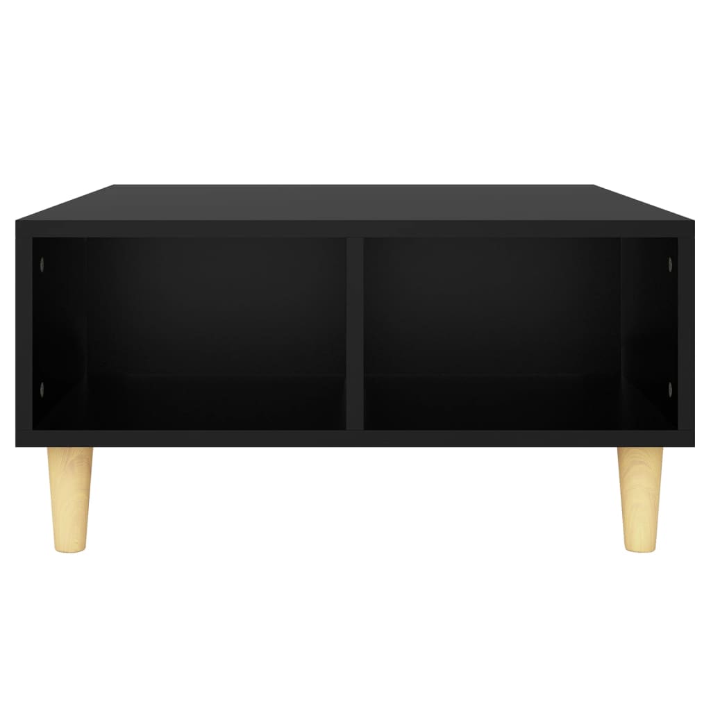 Salontafel 60X60X30 Cm Spaanplaat Zwart