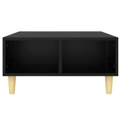 Salontafel 60X60X30 Cm Spaanplaat Zwart