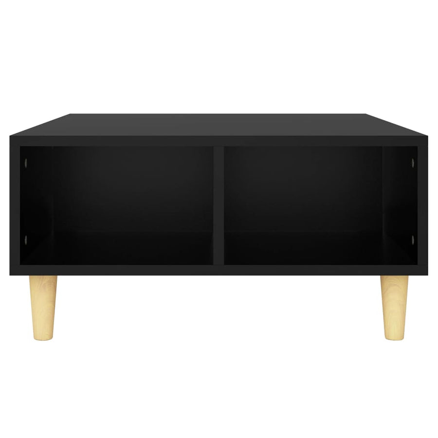 Salontafel 60X60X30 Cm Spaanplaat Zwart