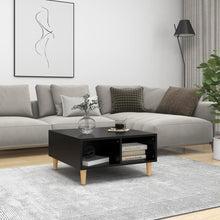 Salontafel 60X60X30 Cm Spaanplaat Zwart