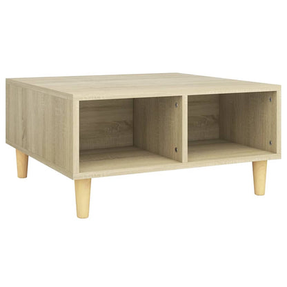 Salontafel 60x60x30 cm spaanplaat sonoma eikenkleurig Sonoma eiken