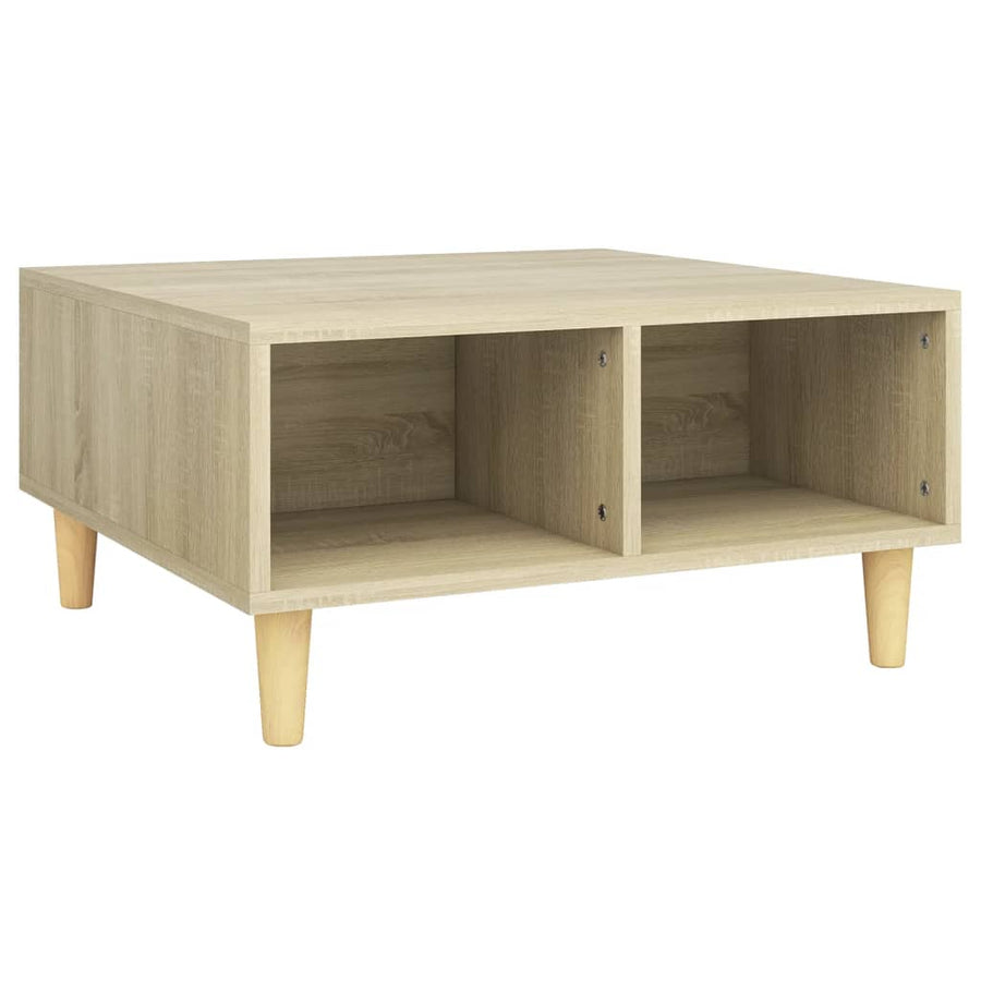 Salontafel 60x60x30 cm spaanplaat sonoma eikenkleurig Sonoma eiken
