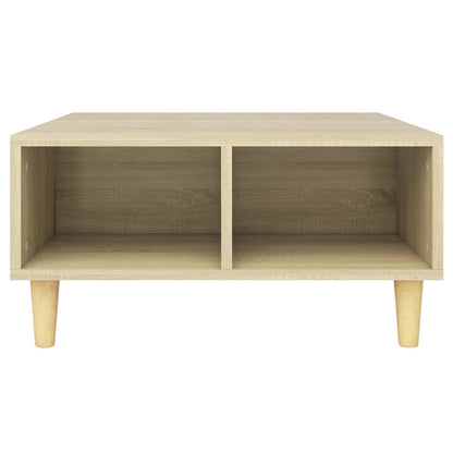 Salontafel 60x60x30 cm spaanplaat sonoma eikenkleurig Sonoma eiken