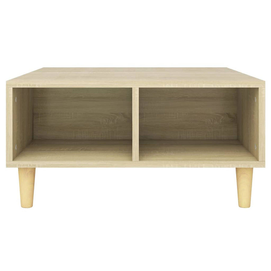Salontafel 60x60x30 cm spaanplaat sonoma eikenkleurig Sonoma eiken