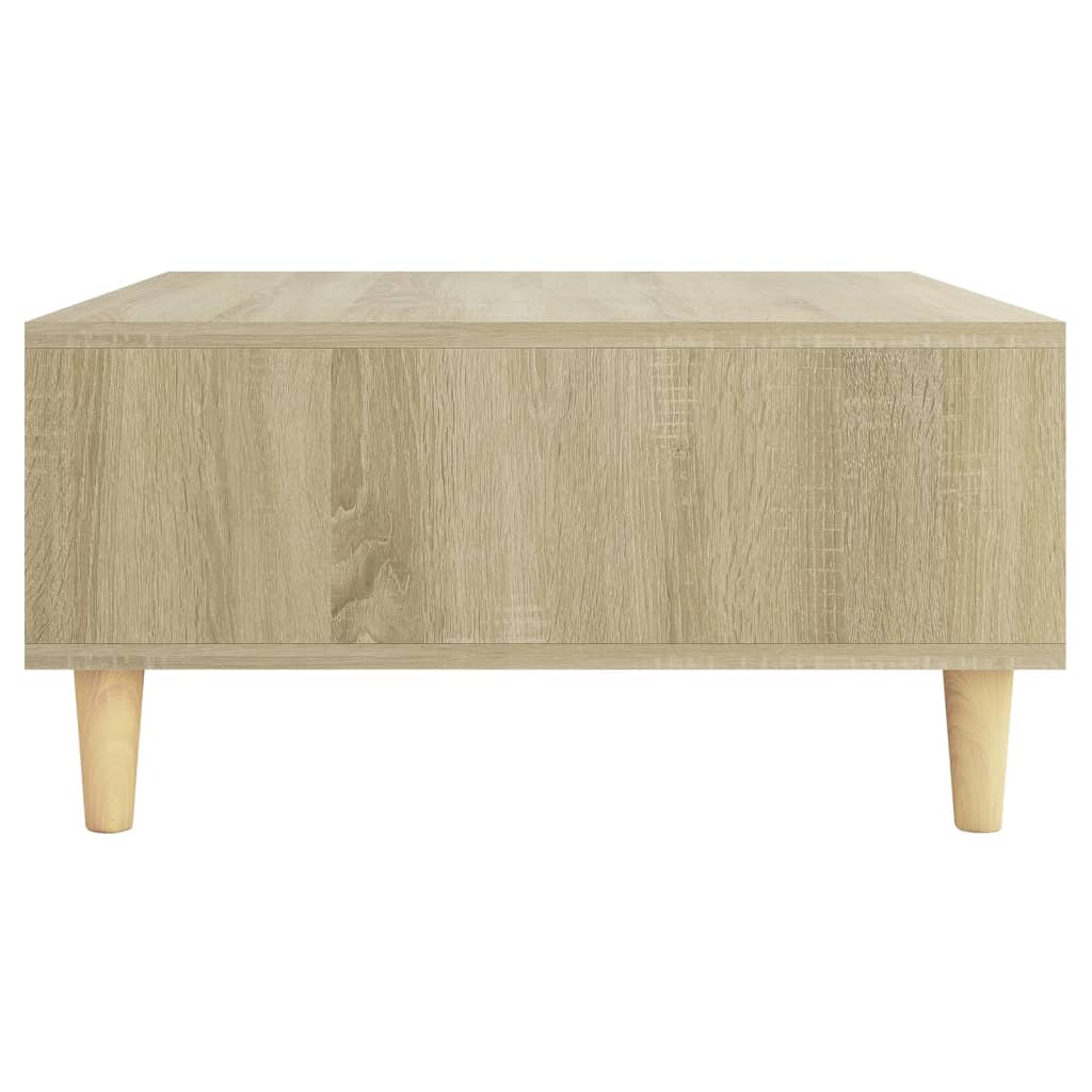 Salontafel 60x60x30 cm spaanplaat sonoma eikenkleurig Sonoma eiken