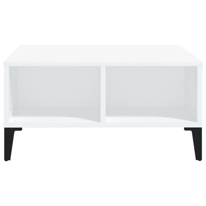 Salontafel 60X60X30 Cm Spaanplaat Wit