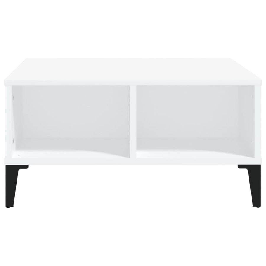Salontafel 60X60X30 Cm Spaanplaat Wit