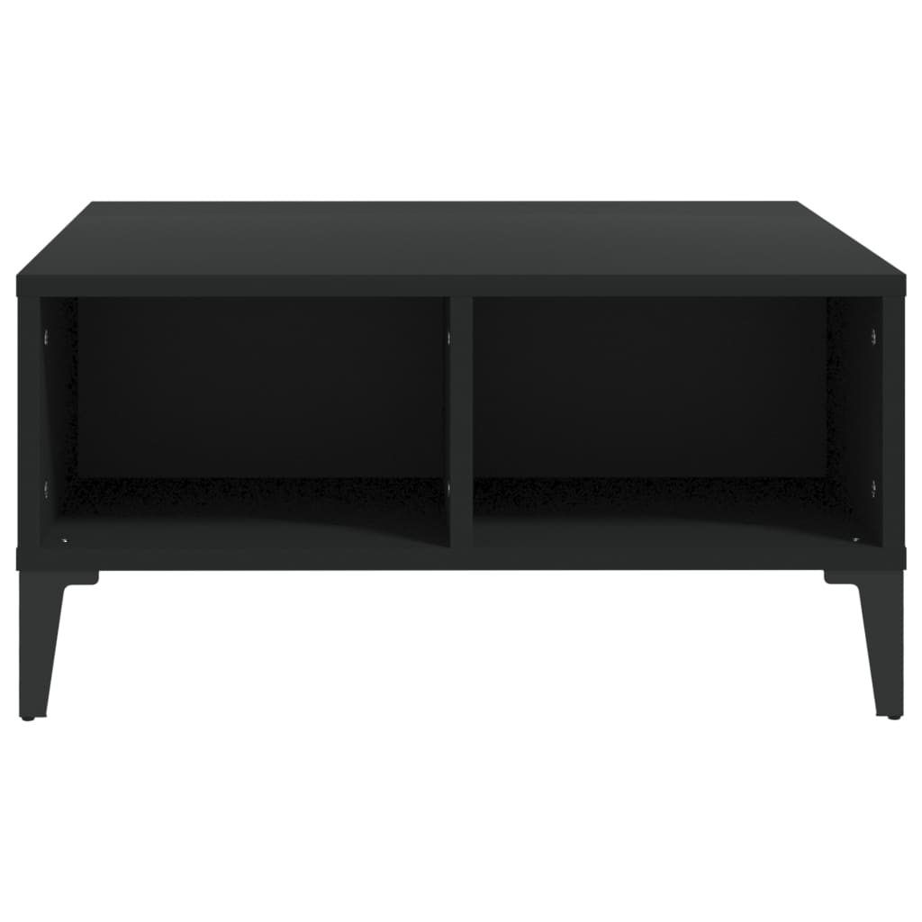 Salontafel 60X60X30 Cm Spaanplaat Zwart