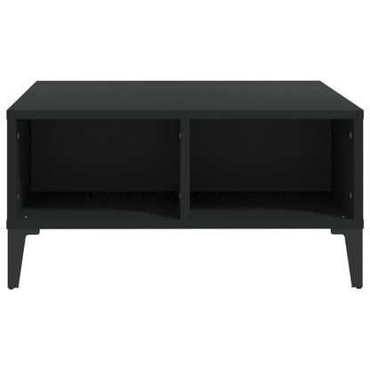 Salontafel 60X60X30 Cm Spaanplaat Zwart