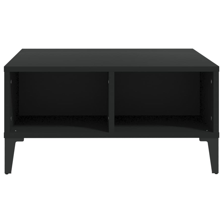 Salontafel 60X60X30 Cm Spaanplaat Zwart