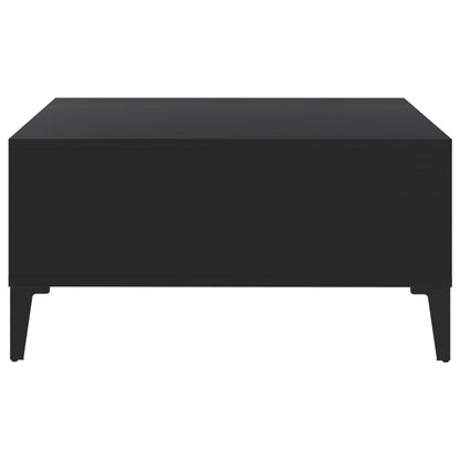 Salontafel 60X60X30 Cm Spaanplaat Zwart