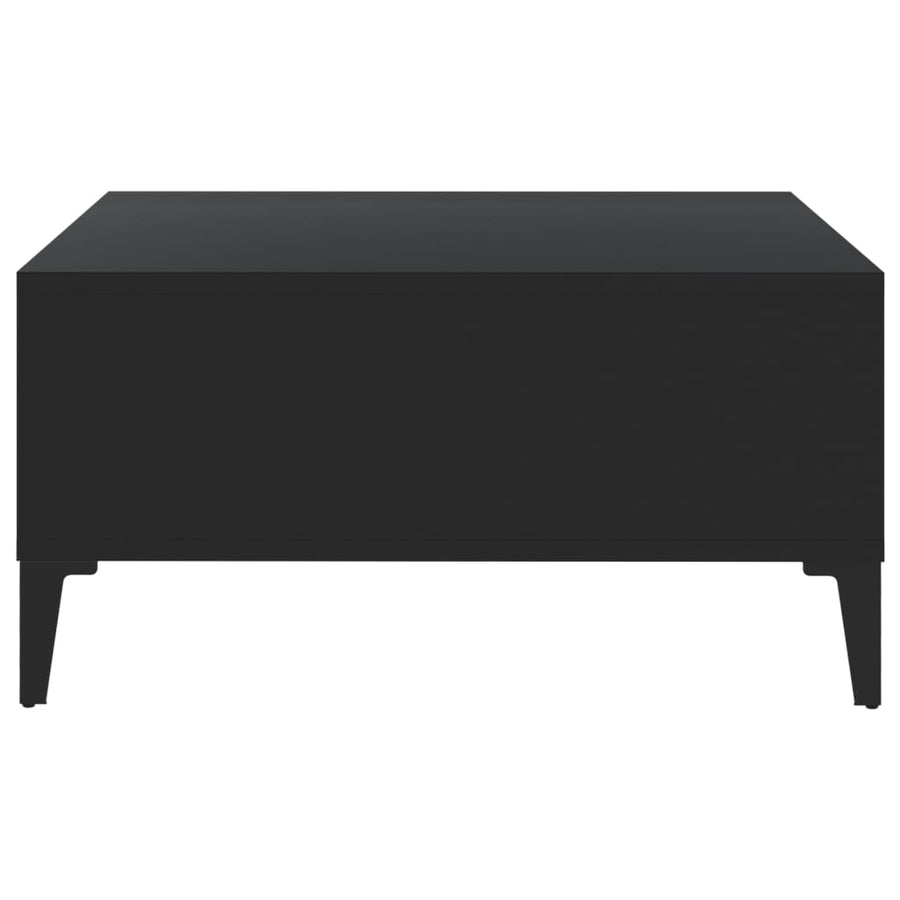 Salontafel 60X60X30 Cm Spaanplaat Zwart