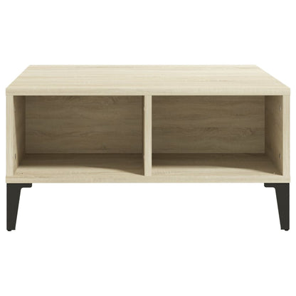 Salontafel 60X60X30 Cm Spaanplaat Kleurig Sonoma eiken
