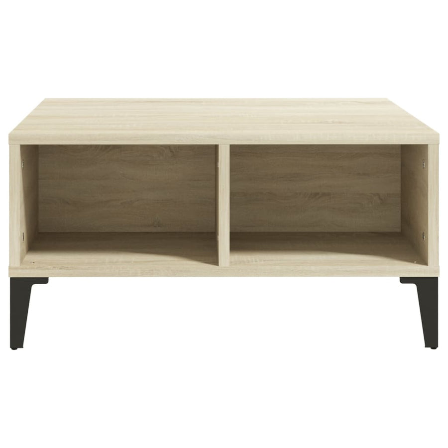 Salontafel 60X60X30 Cm Spaanplaat Kleurig Sonoma eiken