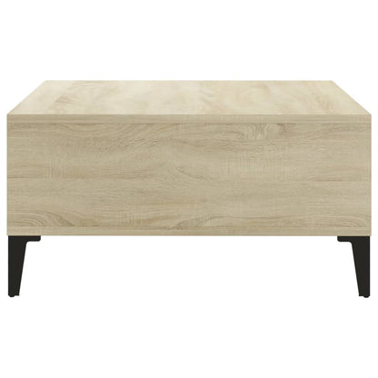 Salontafel 60X60X30 Cm Spaanplaat Kleurig Sonoma eiken