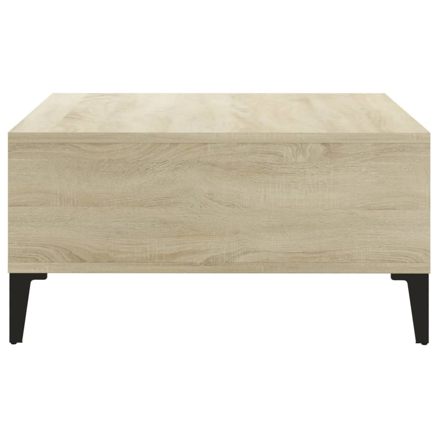 Salontafel 60X60X30 Cm Spaanplaat Kleurig Sonoma eiken