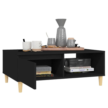 Salontafel 90X60X35 Cm Spaanplaat Zwart