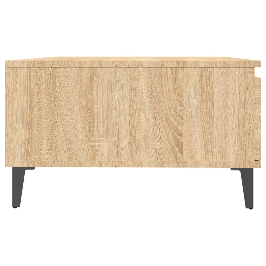 Salontafel 90x60x35 cm spaanplaat sonoma eikenkleurig Sonoma eiken