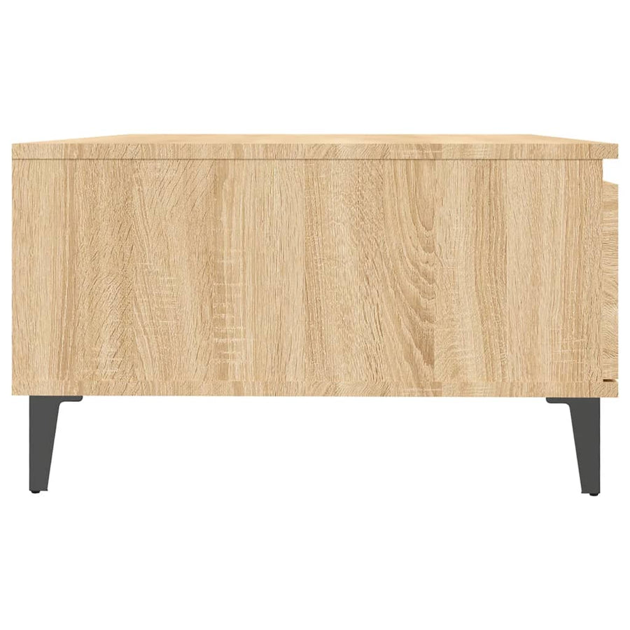 Salontafel 90x60x35 cm spaanplaat sonoma eikenkleurig Sonoma eiken