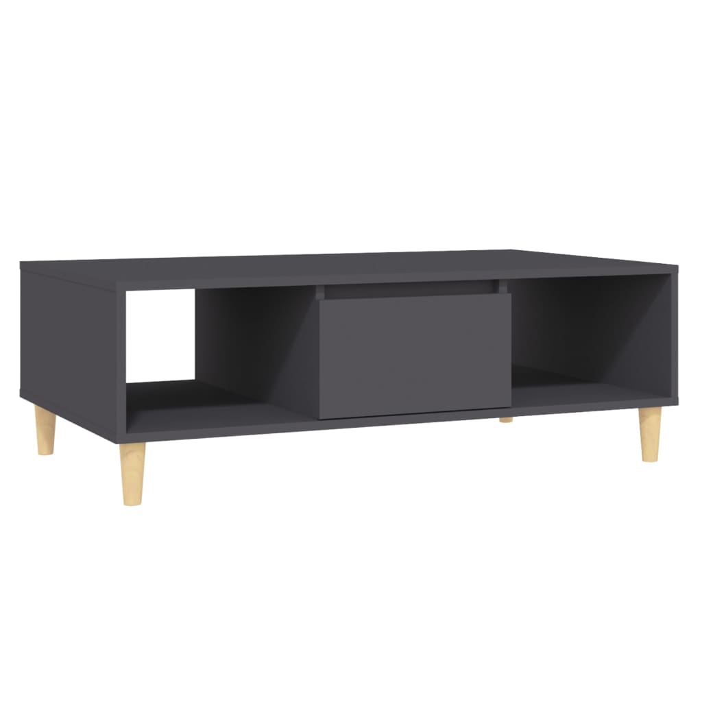 Salontafel 03,5X60X35 Cm Spaanplaat Grijs