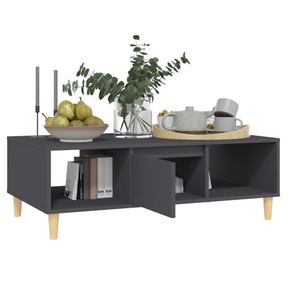 Salontafel 03,5X60X35 Cm Spaanplaat Grijs