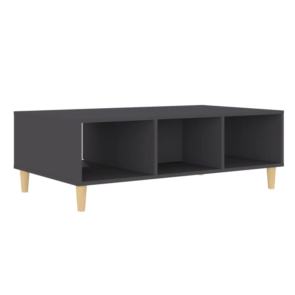 Salontafel 03,5X60X35 Cm Spaanplaat Grijs