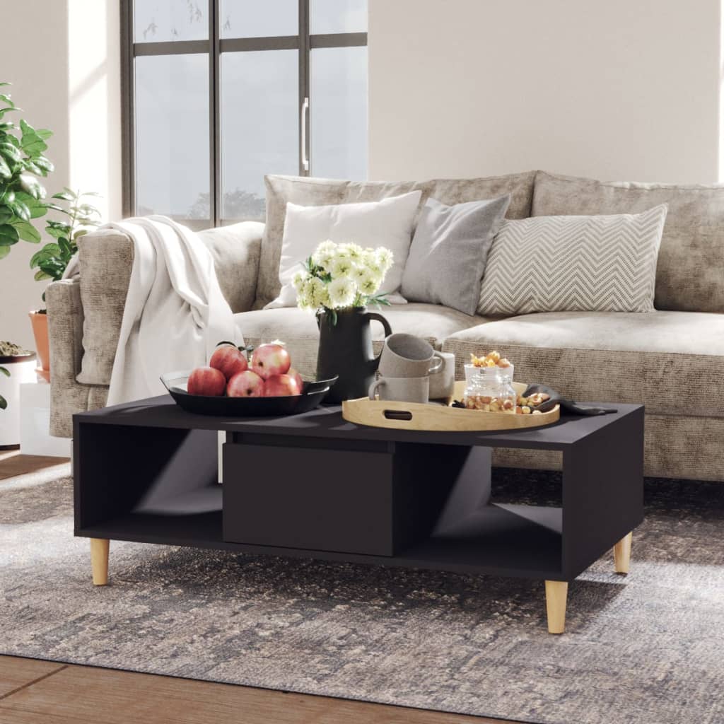 Salontafel 03,5X60X35 Cm Spaanplaat Grijs