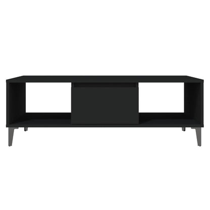 Salontafel 03,5X60X35 Cm Spaanplaat Zwart