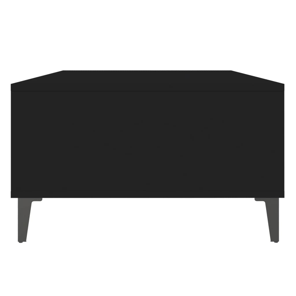 Salontafel 03,5X60X35 Cm Spaanplaat Zwart