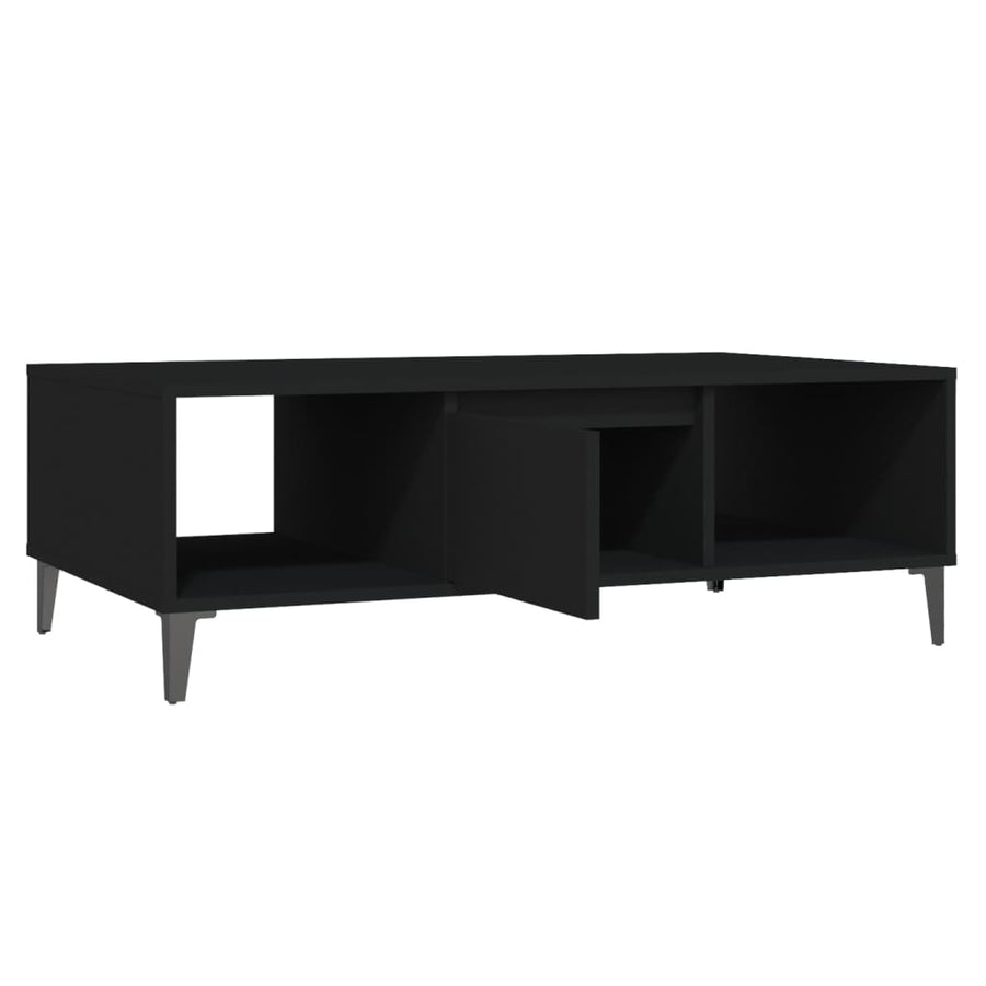 Salontafel 03,5X60X35 Cm Spaanplaat Zwart