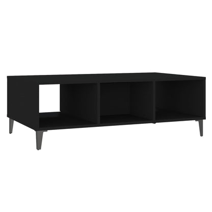 Salontafel 03,5X60X35 Cm Spaanplaat Zwart