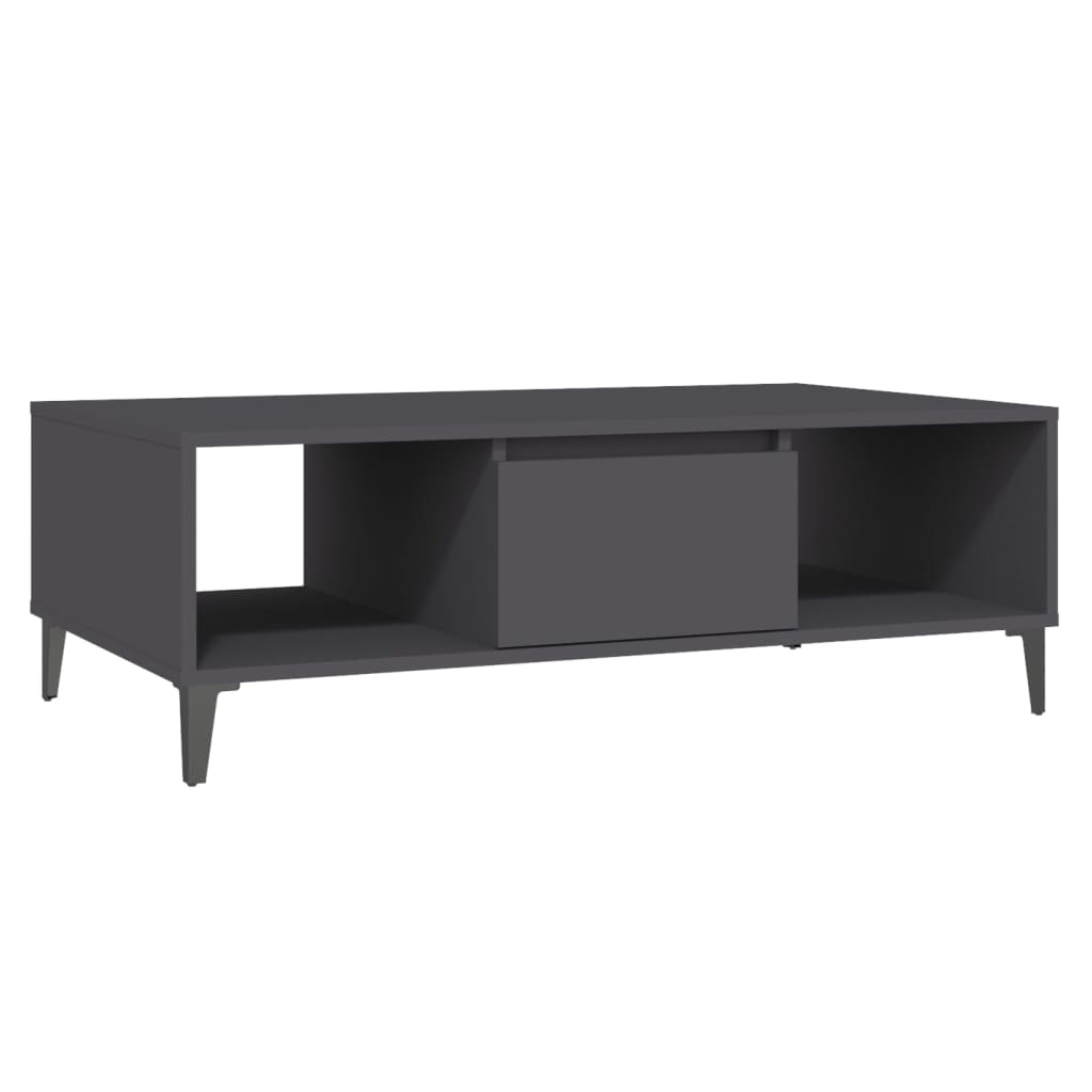 Salontafel 03,5X60X35 Cm Spaanplaat Grijs