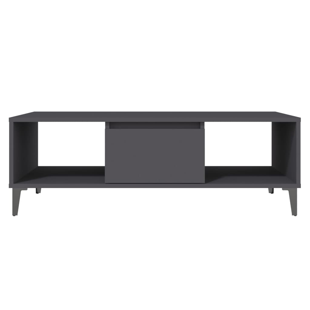 Salontafel 03,5X60X35 Cm Spaanplaat Grijs