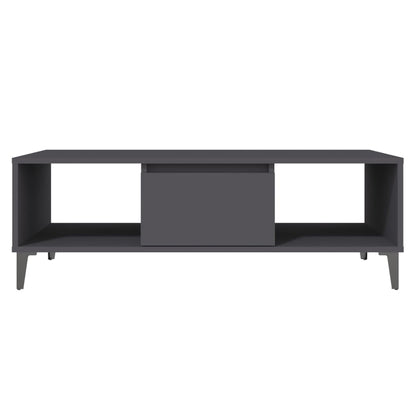Salontafel 03,5X60X35 Cm Spaanplaat Grijs