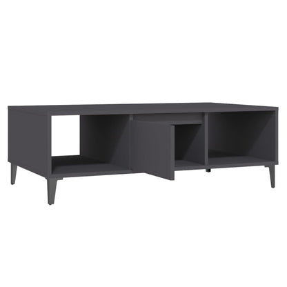Salontafel 03,5X60X35 Cm Spaanplaat Grijs