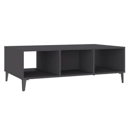 Salontafel 03,5X60X35 Cm Spaanplaat Grijs