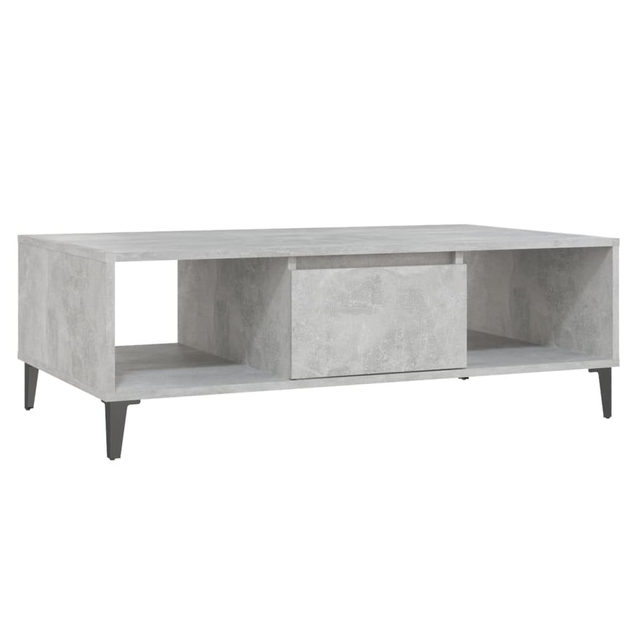 Salontafel 03,5X60X35 Cm Spaanplaat Betongrijs