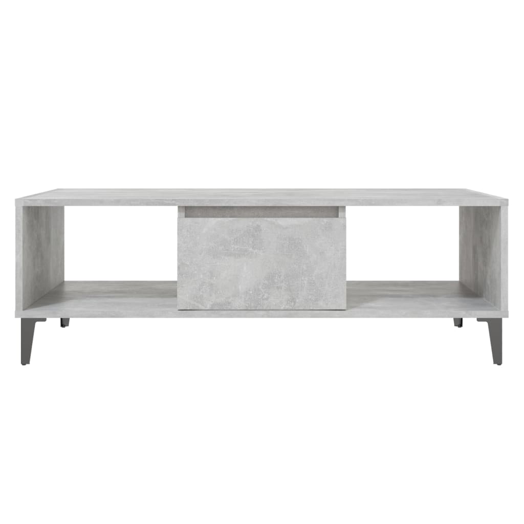 Salontafel 03,5X60X35 Cm Spaanplaat Betongrijs